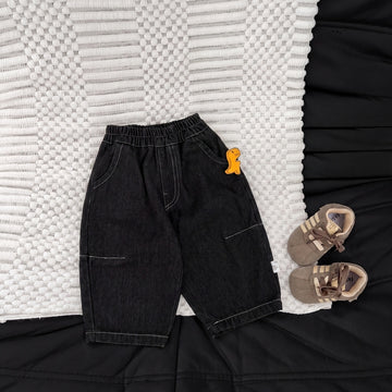 Baby Kids Loose Wide Denim Pants [mh0014007]