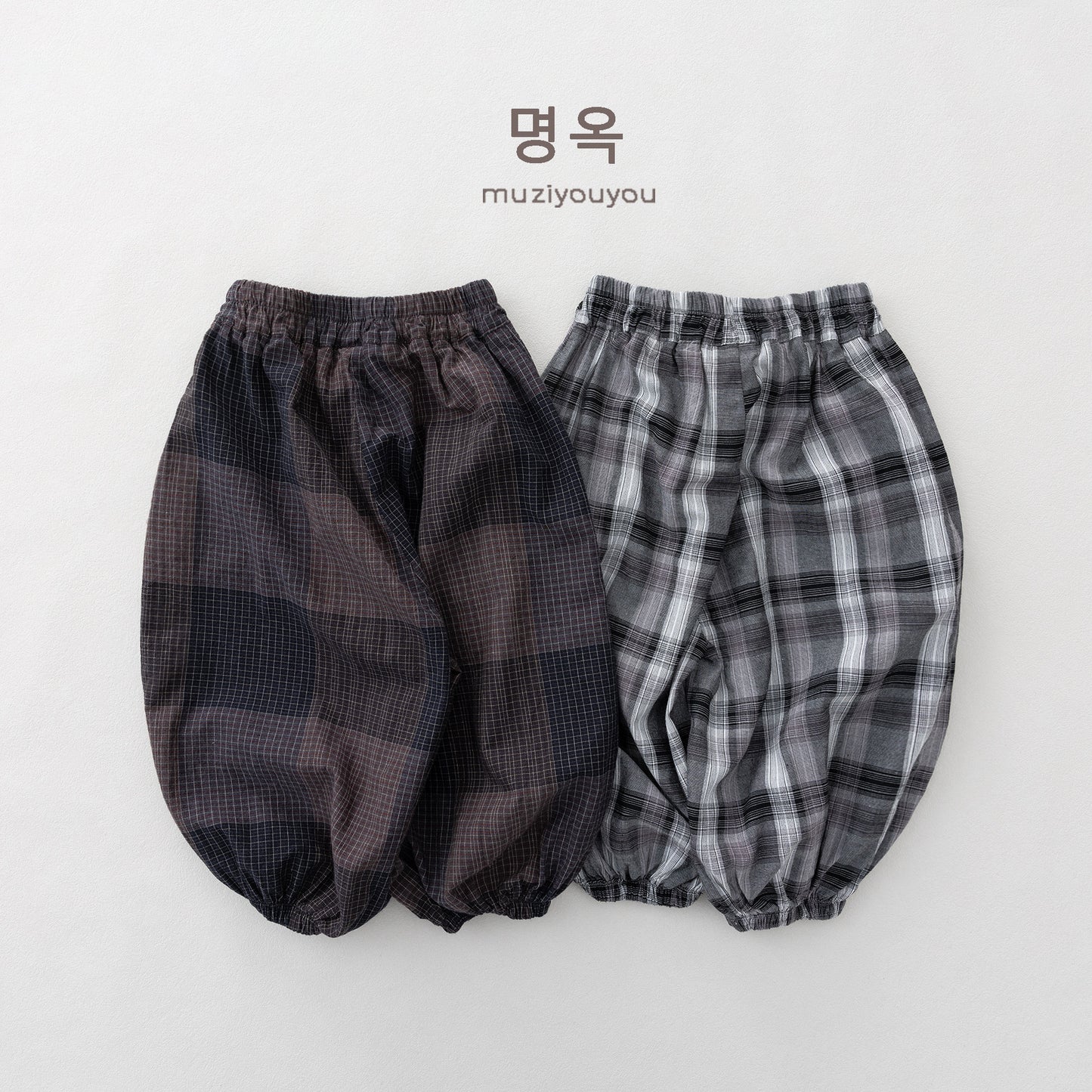 Check Casual Pocket Pants チェック ロングパンツ【mh0013613】