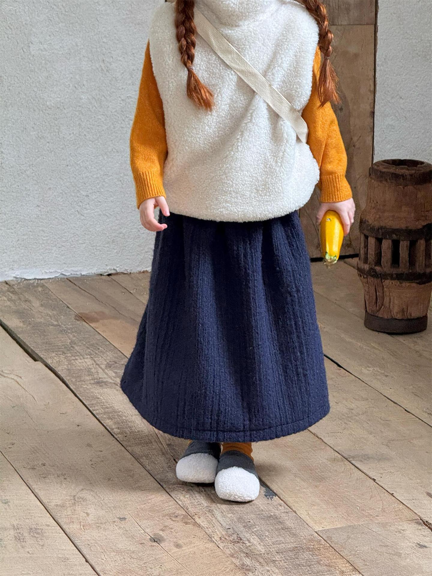 ボトルネックベスト ボア素材 ハイネック フード付き アウター 重ね着【mh0011734】