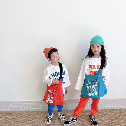 Holiday Street Graphic T-shirt & Pants Set ロゴ 長袖Tシャツ パンツセット【mh0012643】