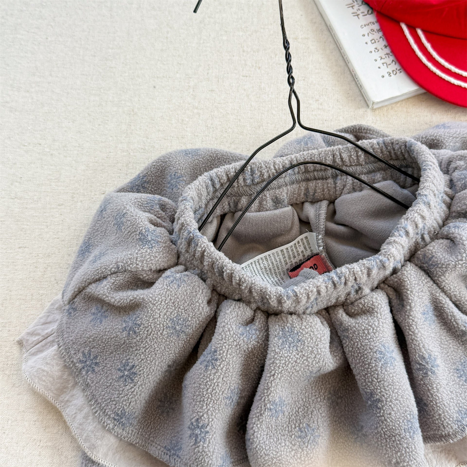 -ビッグフリルスカート付きボアパンツ フリースパンツ【mh0010817】 - mamahalo shop - ロングパンツ・スウェットパンツ -  べビー服 - 子供服 - 男の子 - 女の子