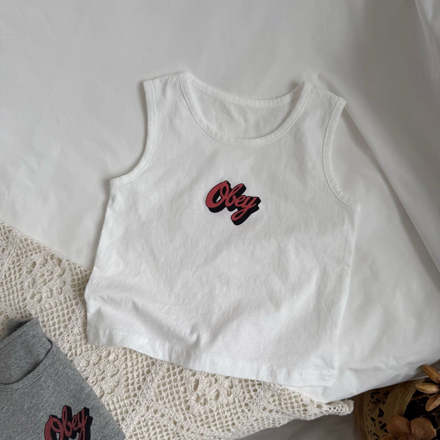 Obey Sign Tank グラフィティロゴ タンクトップ【mh0013641】