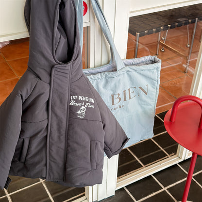 中綿ダウンジャケット パッチワーク アウター コート【mh0011900】