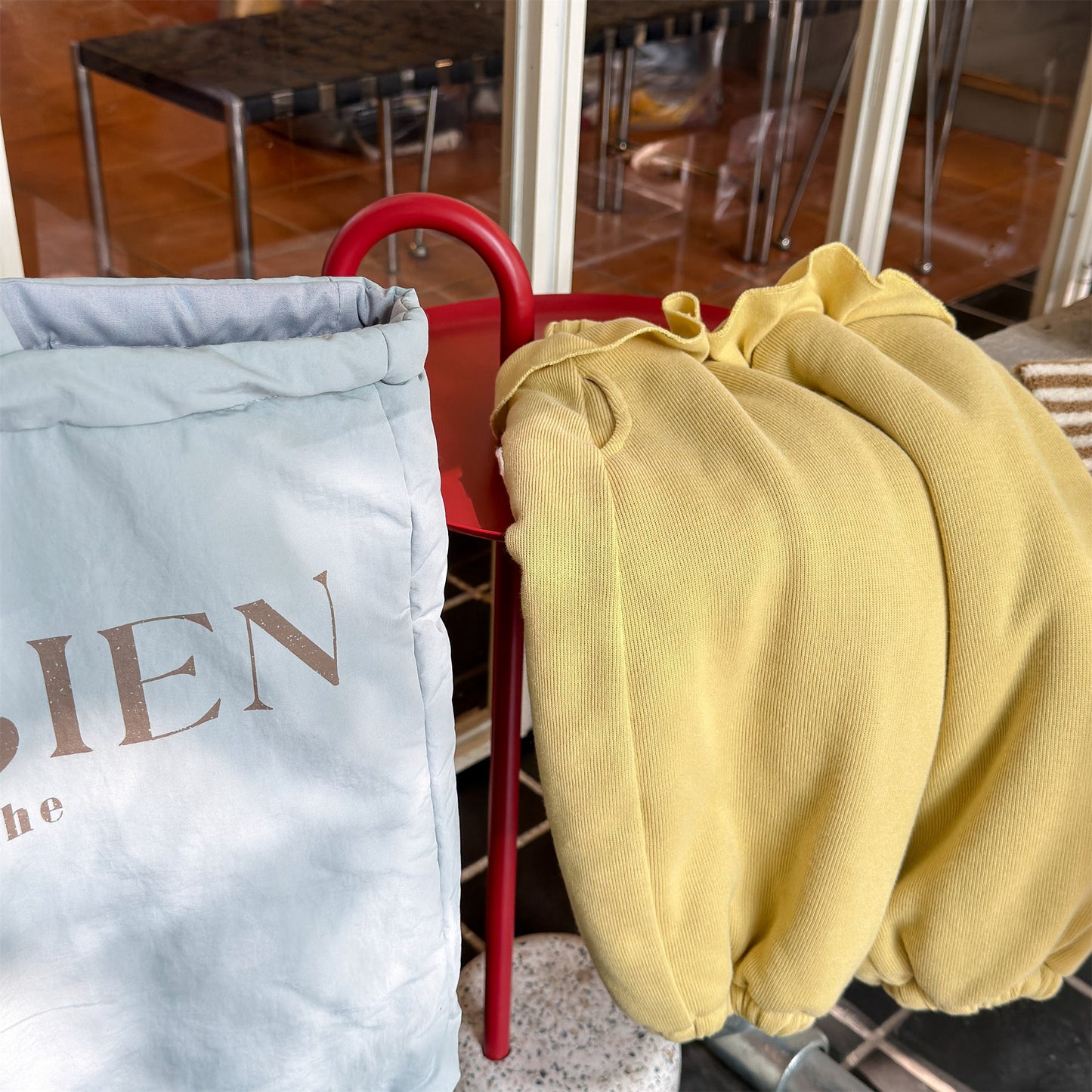 ハートポケットスウェットパンツ ジョガーパンツ 裏起毛【mh0011925】