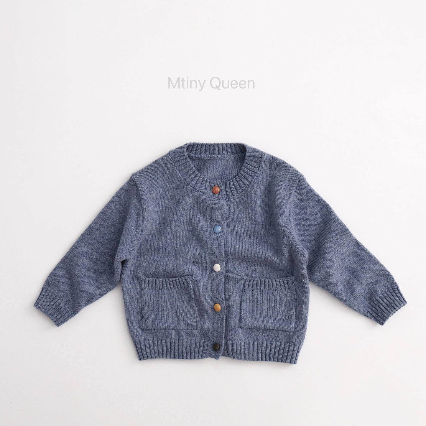 Multi-color Button Cotton Cardigan コットン ニット カーディガン【mh0012505】