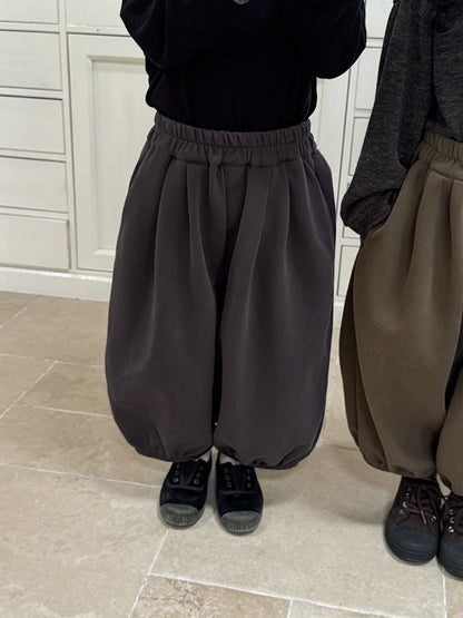 Kids' Pleated Sweat Balloon Long Pants [mh0014784]