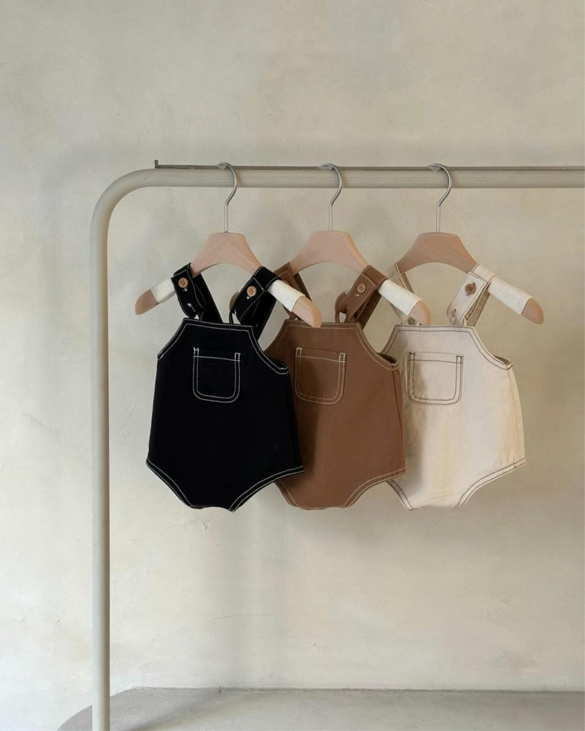 Baby Pocket Stitch Overalls