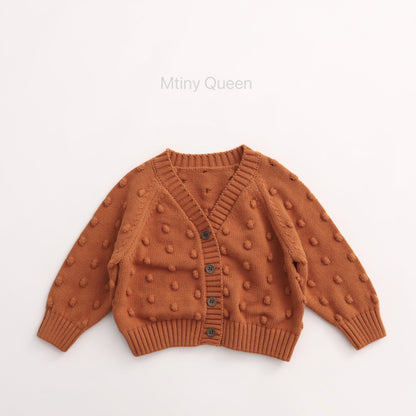 Popcorn Knit Cotton Cardigan ポップコーン コットン カーディガン【mh0012506】