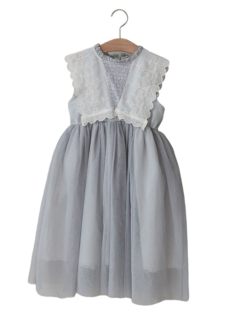 Lace Tulle Dress 刺繍 チュールワンピース【mh0012975】