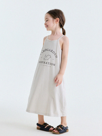 Vintage Printed Cotton Sundress ラッフル キャミソールワンピース【mh0013201】