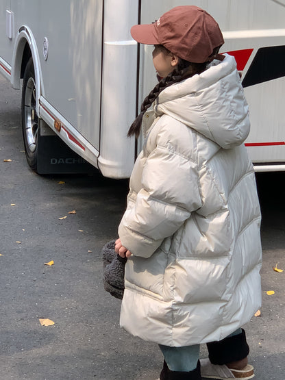 ダウンジャケット ロングコート フーディベンチコート【mh0011653】