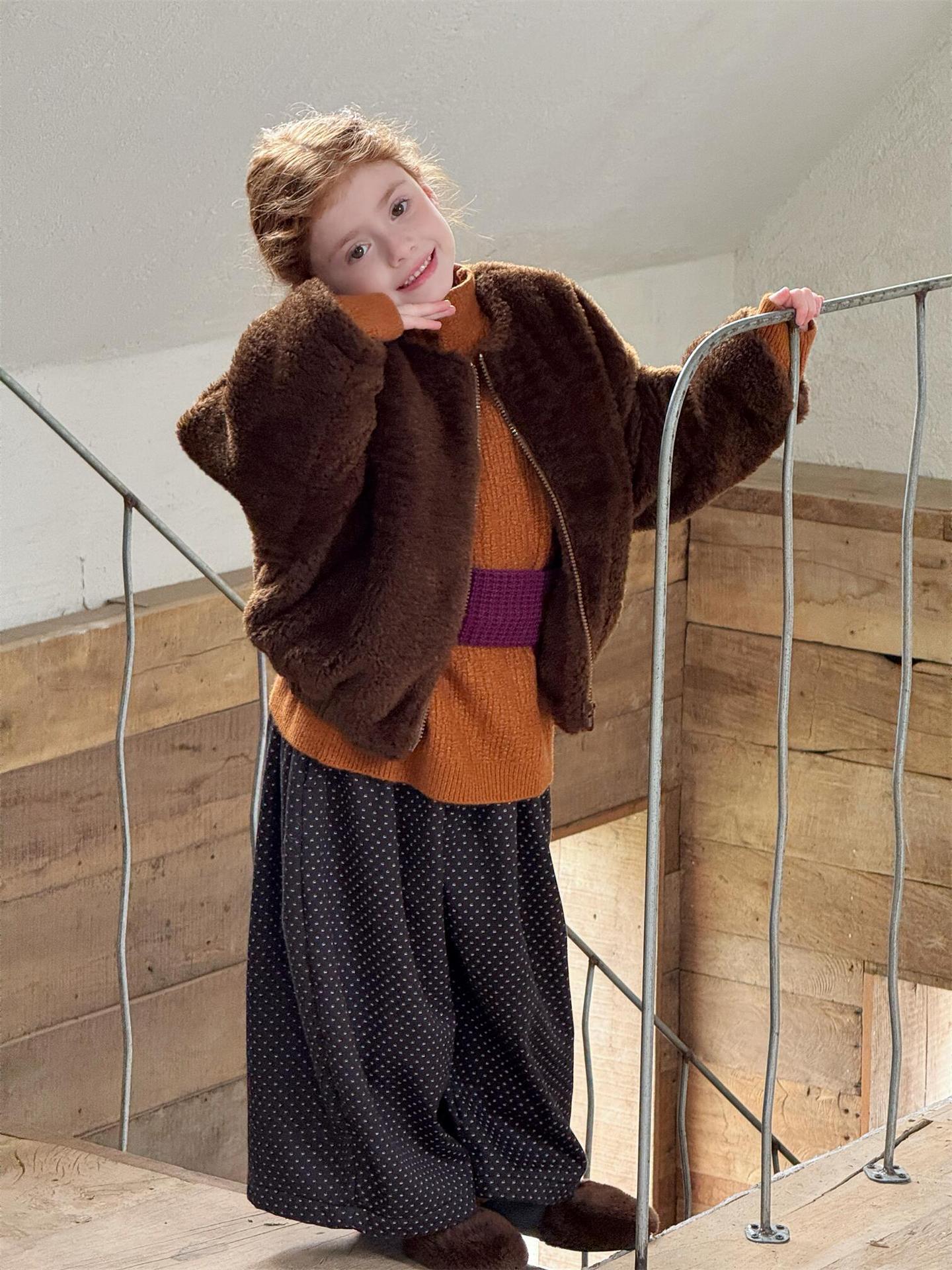 ボトルネックセーター ざっくり ハイネック シンプルプルオーバー【mh0011749】