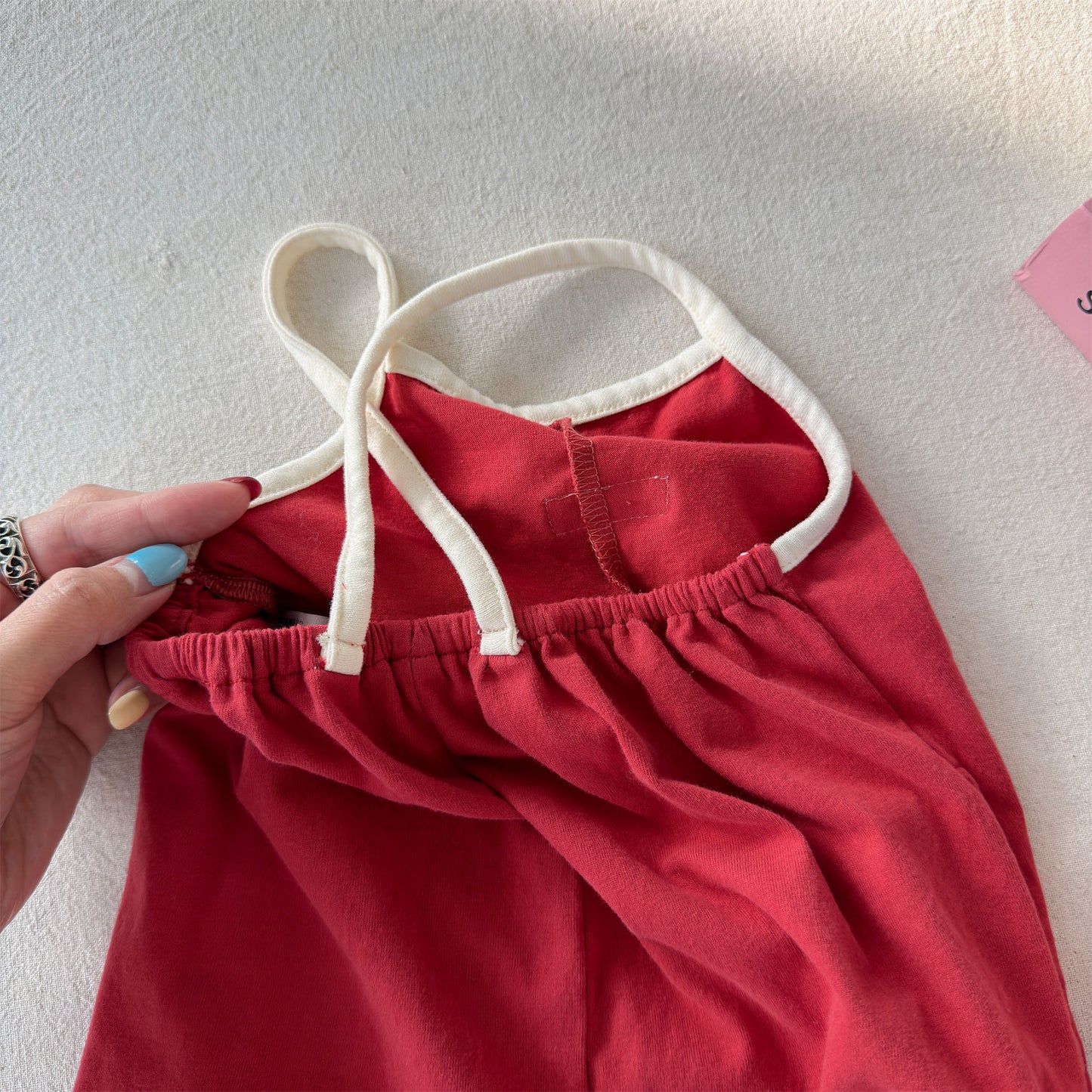 Back-cross Camisole Jumpsuit キャミソール サロペットパンツ【mh0013452】