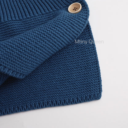Side Button Cotton Knit Vest サイドボタン ニット ベスト【mh0012507】