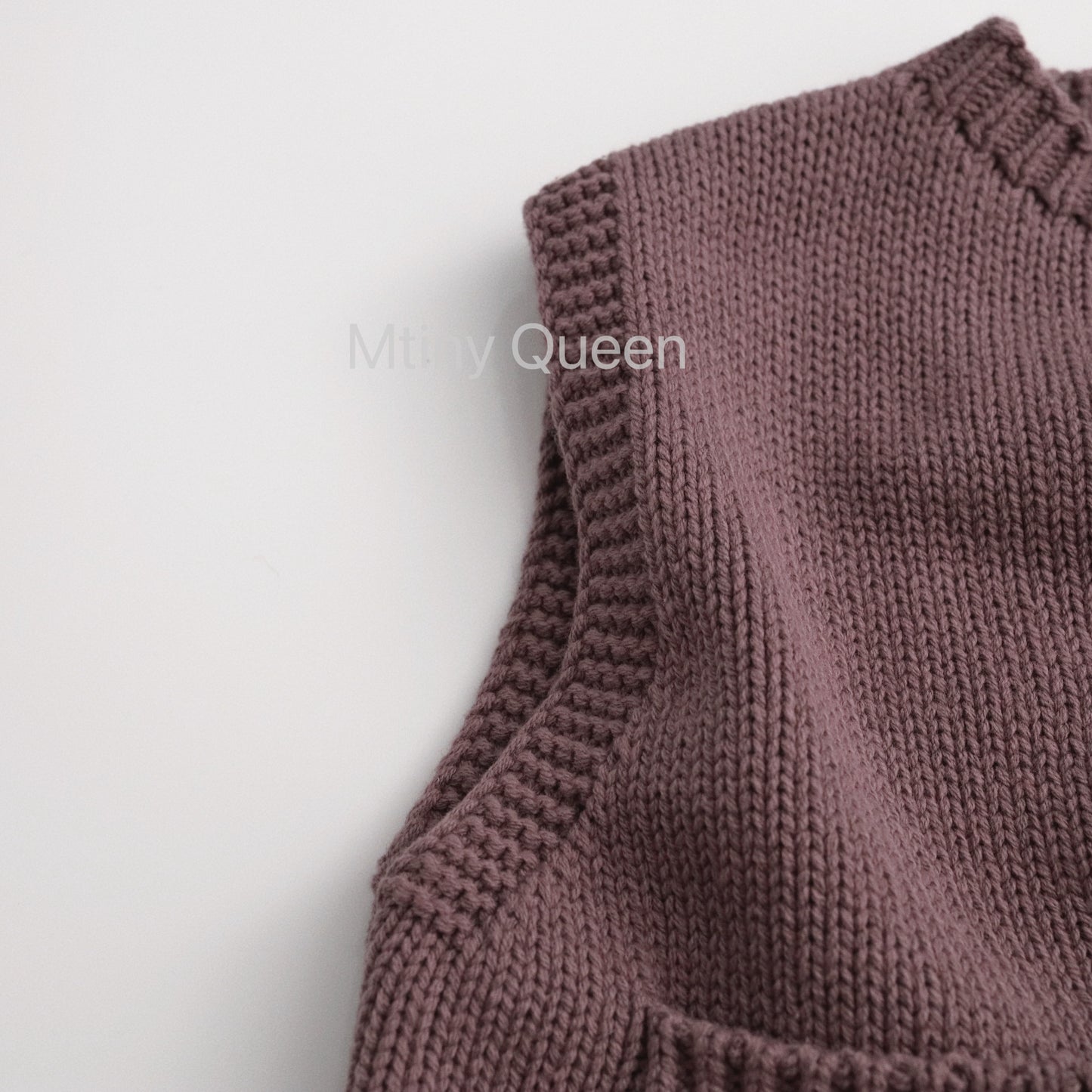 Cotton Knit Button Vest コットン ニット ベスト【mh0012509】