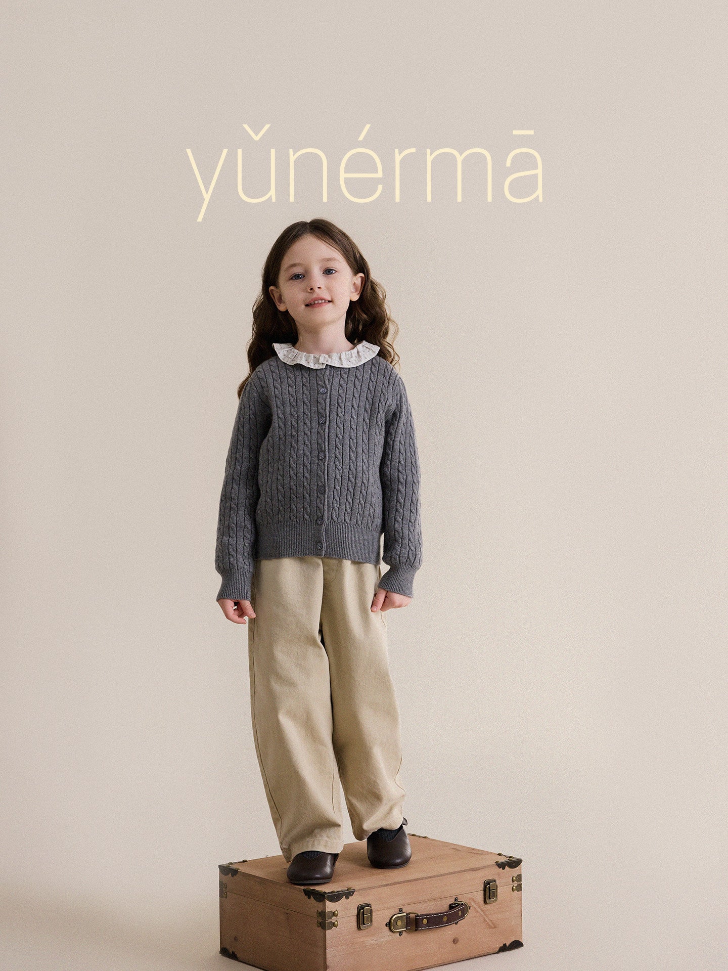 Kids' / Junior Wide-Leg Straight Pants [mh0013979]