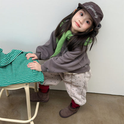 裏ボアスウェットパンツ 星スタープリント 暖パン ジャージ【mh0011907】