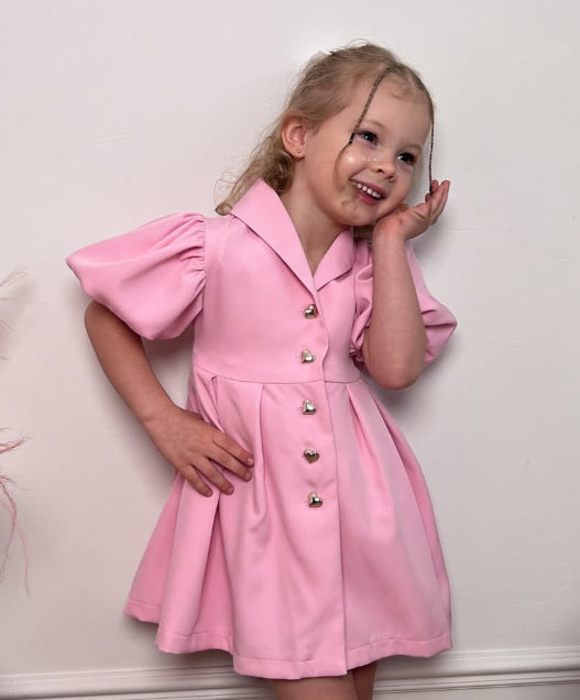 2025 vestido de princesa de algodón puro para niñas rusas, de primavera y otoño, estilo francés JK, con cuello y cárdigan【mh0013867】