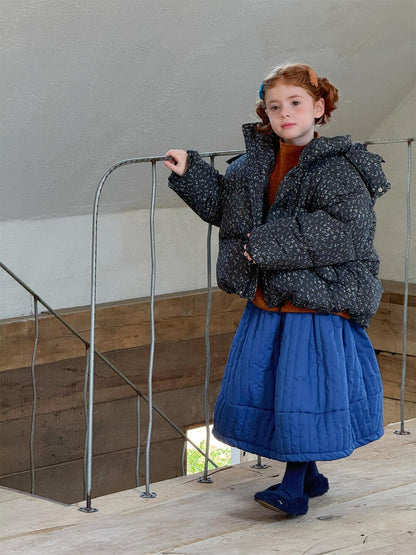 ダウンジャケット フラワープリント アウター【mh0011763】