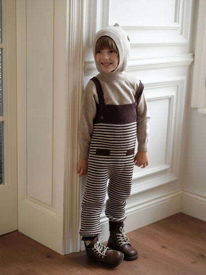 くま耳フーディニット ニュアンスカラー アニマルモチーフ セーター【mh0011576】