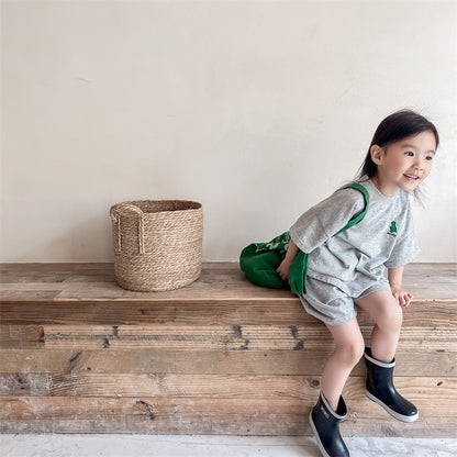 Kids Dinosaur One-Point Short-Sleeve T-Shirt & Shorts Set [mh0000881]