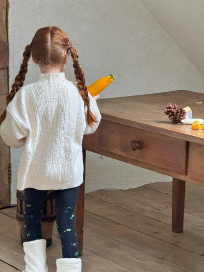 ボトルネックセーター ざっくり ハイネック シンプルプルオーバー【mh0011749】