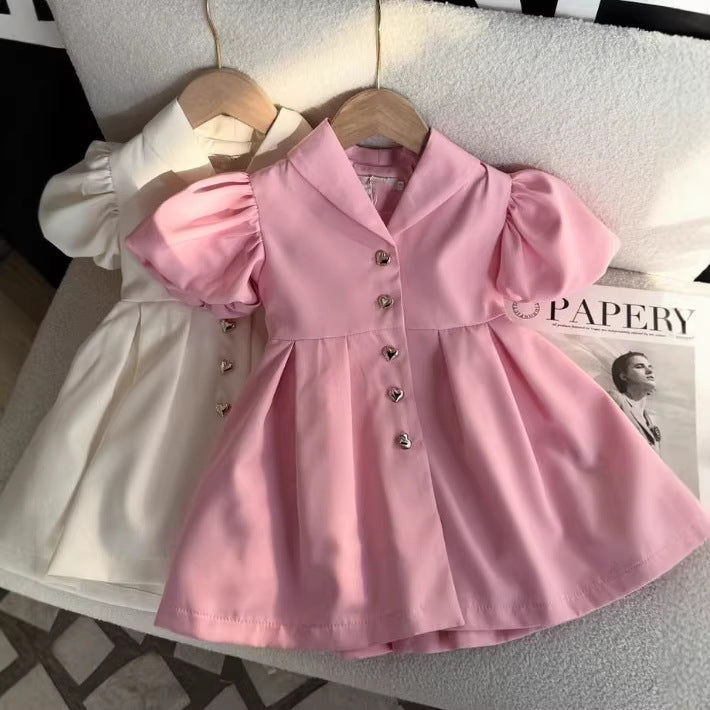 2025 vestido de princesa de algodón puro para niñas rusas, de primavera y otoño, estilo francés JK, con cuello y cárdigan【mh0013867】