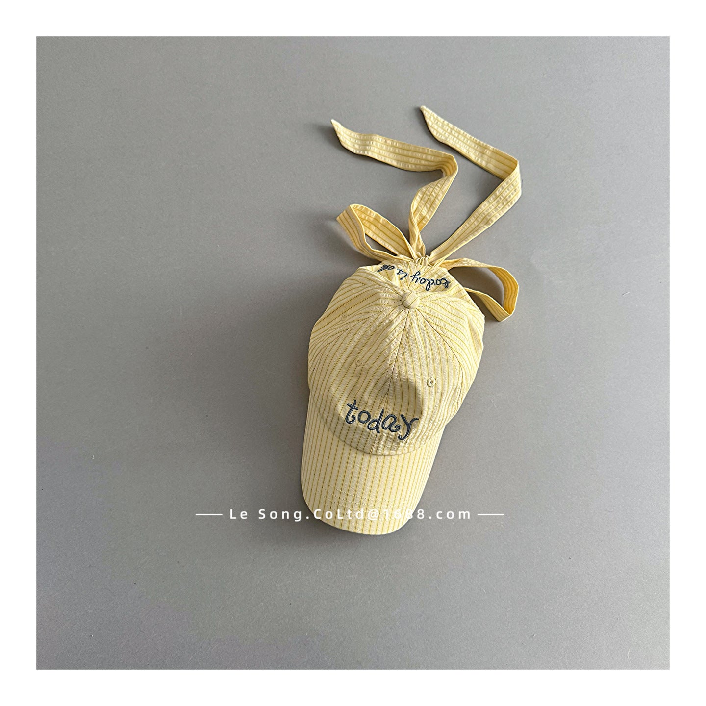 Striped Ribbon Cap ストライプ ベースボールキャップ【mh0013082】