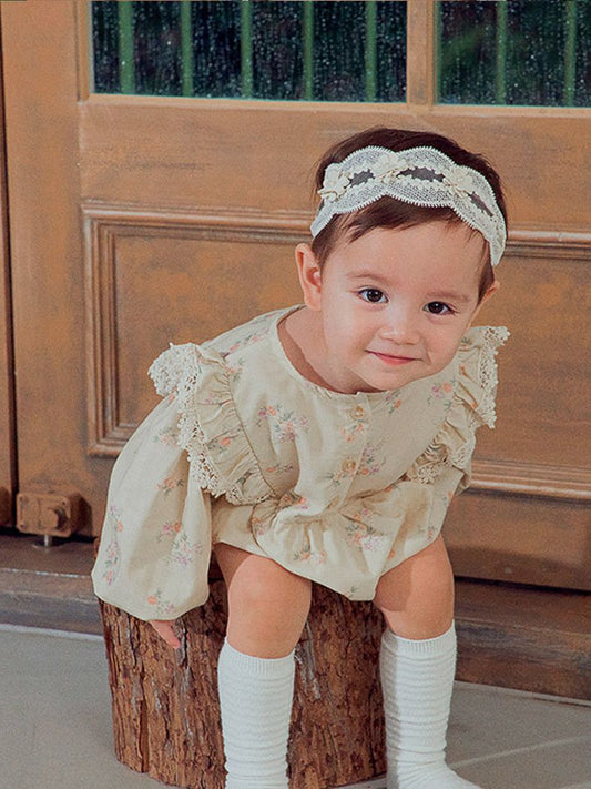 Floral Long Sleeve Romper