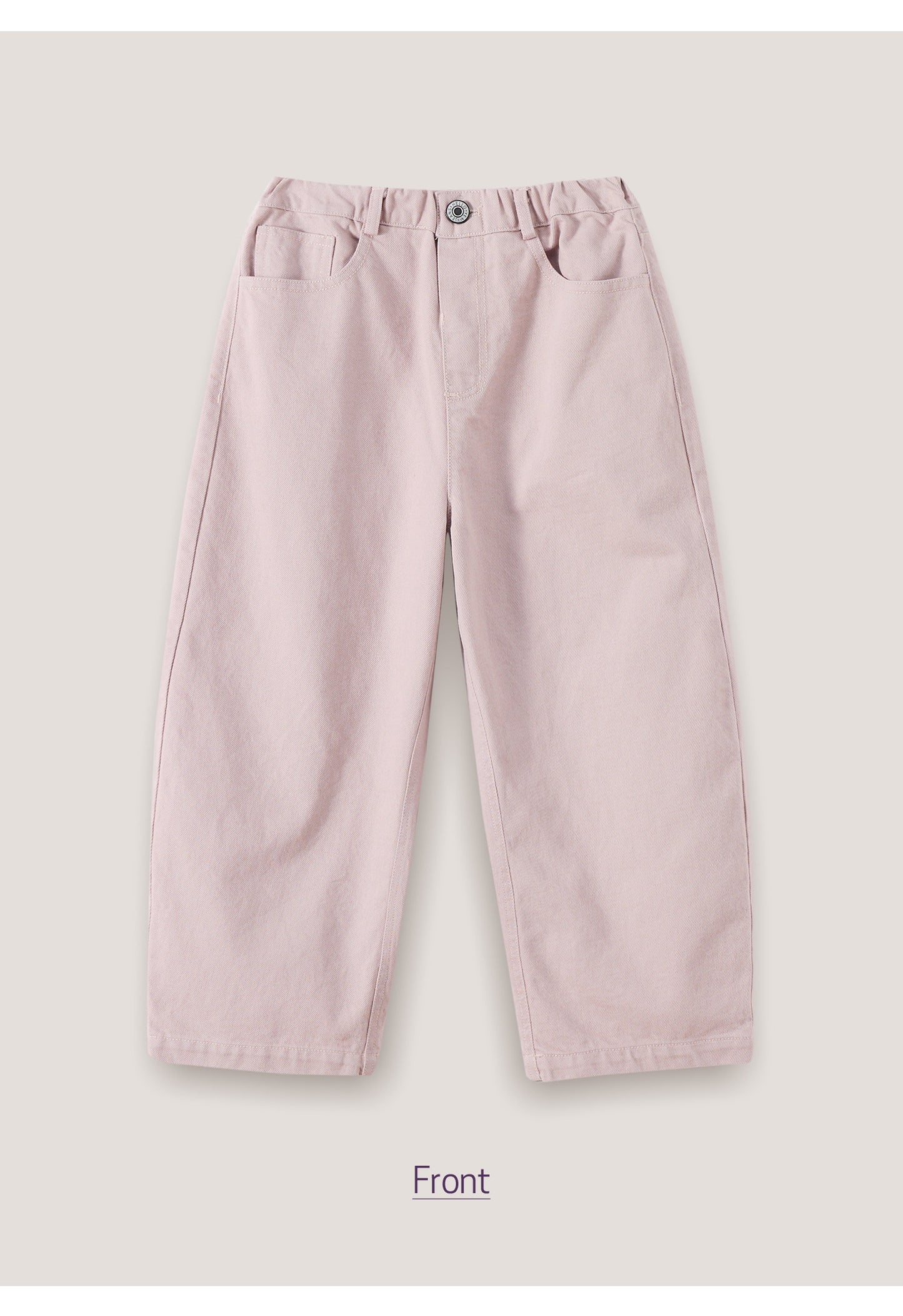 Kids' / Junior Wide-Leg Straight Pants [mh0013979]