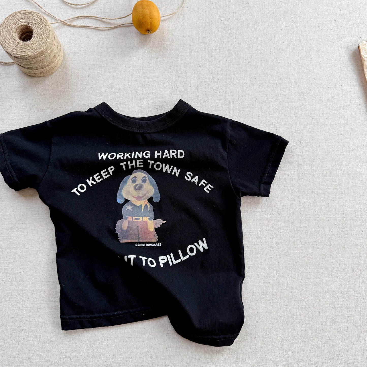 Dog Print Graphic T-shirt ドッグプリント 半袖Tシャツ【mh0013221】