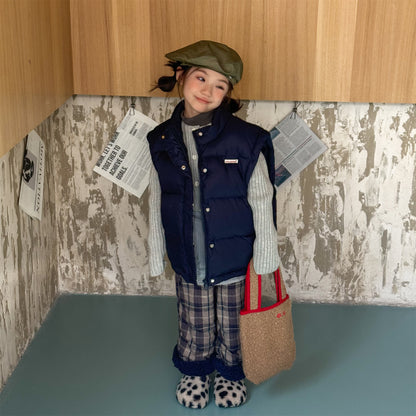 中綿ダウンベスト アウター 裏フリース【mh0011919】