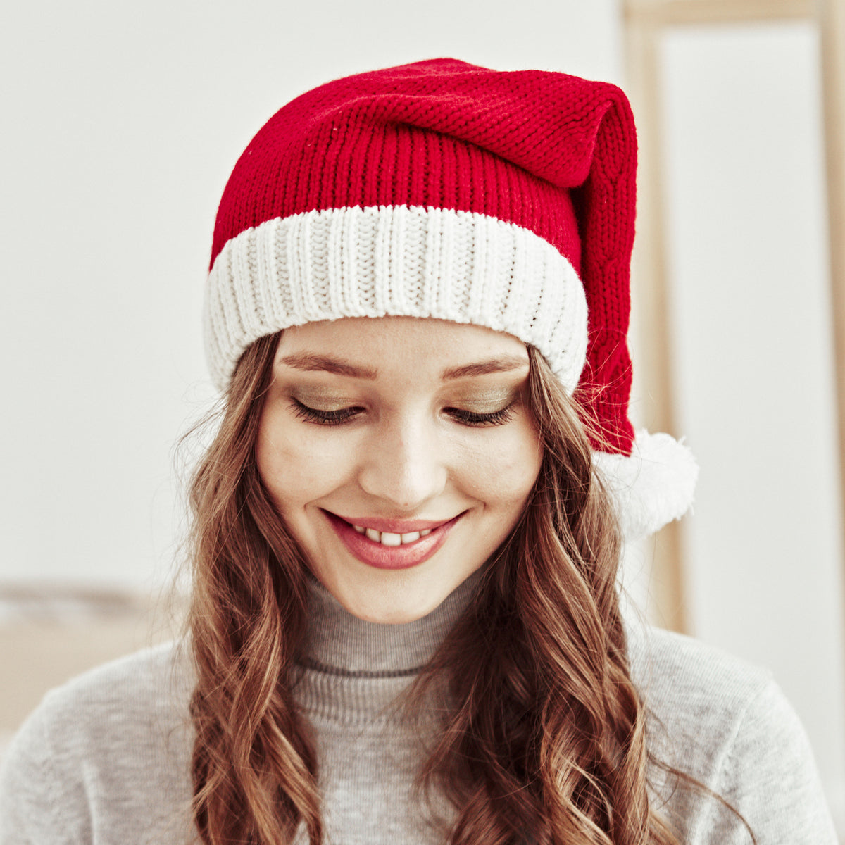 Baby Kids Knit Santa Pom-pom Hat Knit Cap 【mh0000889】