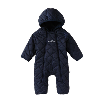 アウタージャンプスーツ 中綿 厚手 フード付 キルティング スキーウェア【mh0011696】