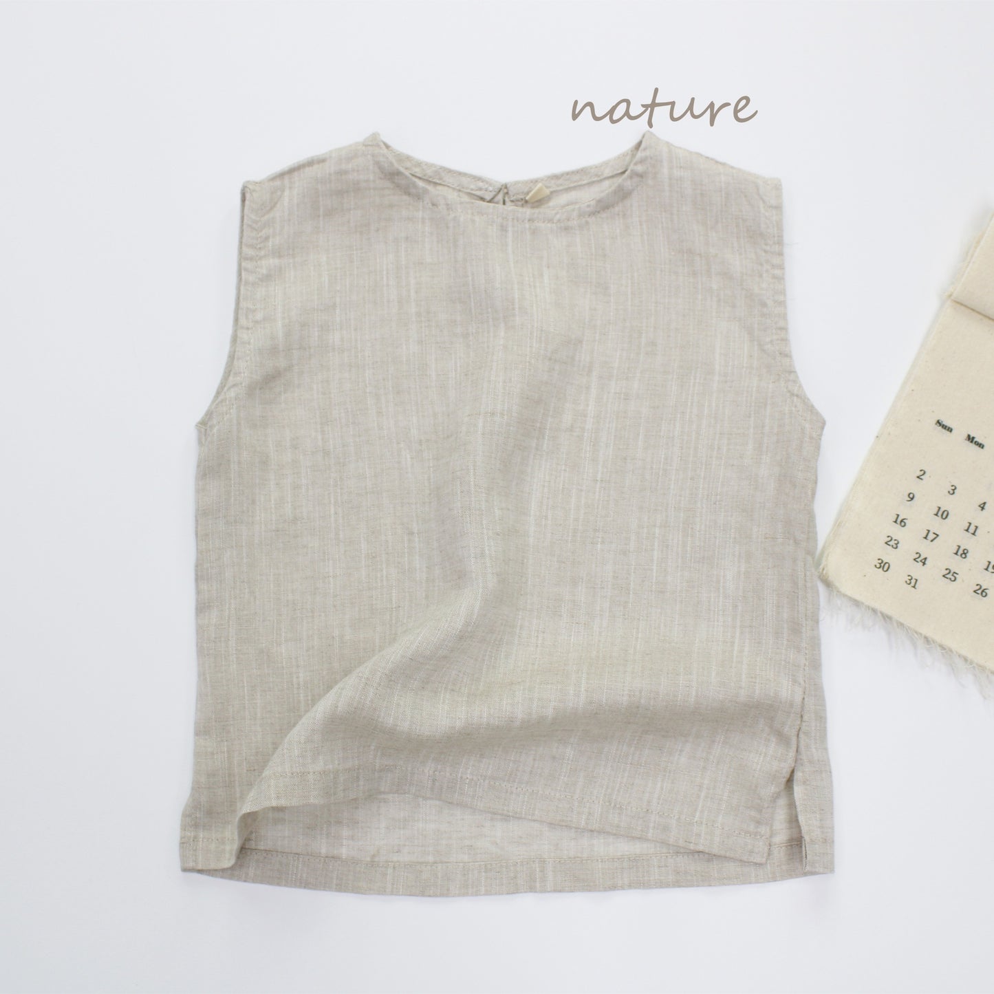 Pure Sleeveless Lyocell Top 無地 ノースリーブトップス【mh0013627】