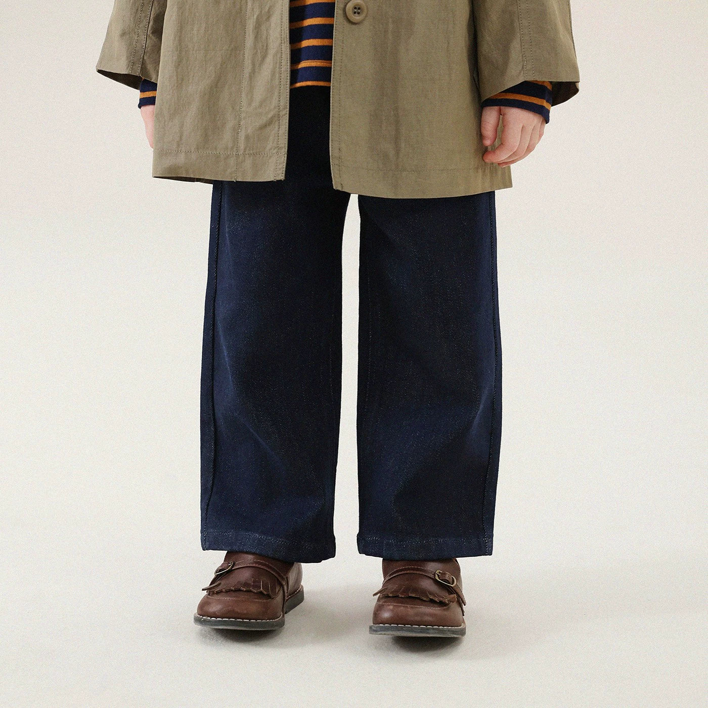 -シンプルベーシックストレートデニムパンツ【mh0011298】 - mamahalo shop - デニムパンツ -  べビー服 - 子供服 - 男の子 - 女の子