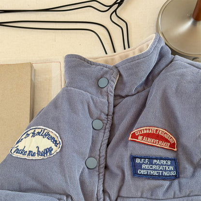 中綿ベスト 裏フリース フィッシャーマンベスト アウター【mh0011905】