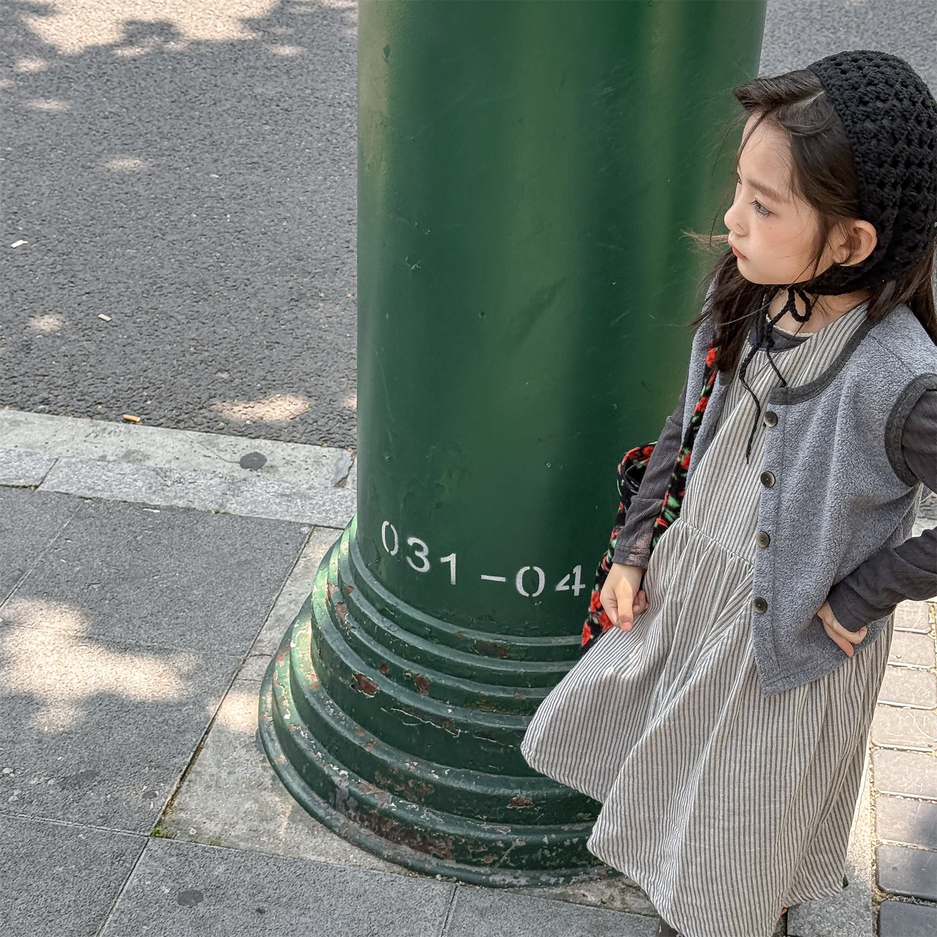 -フロントボタン付きフリースベスト【mh0010809】 - mamahalo shop - ベスト -  べビー服 - 子供服 - 男の子 - 女の子