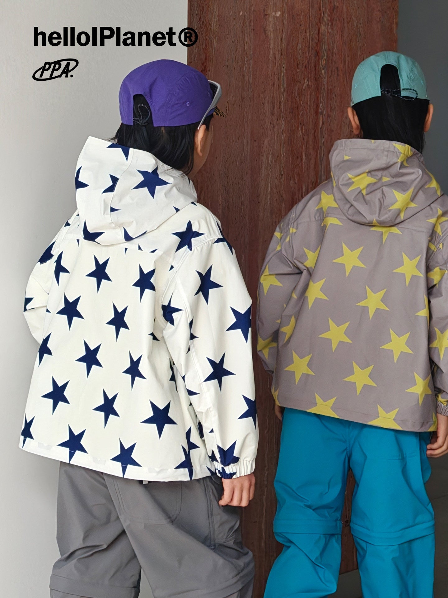 Stardust Windproof Hooded Jacket 星柄 長袖ジャケット【mh0013626】