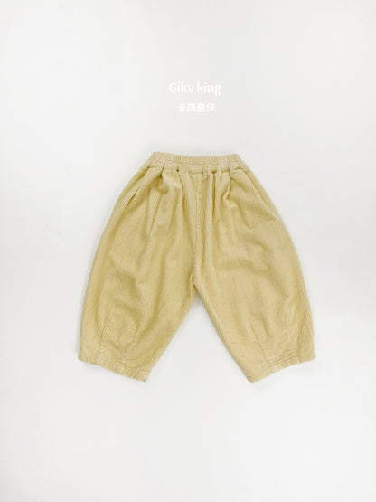 Corduroy Wide Leg Bloomers [mh0012572]