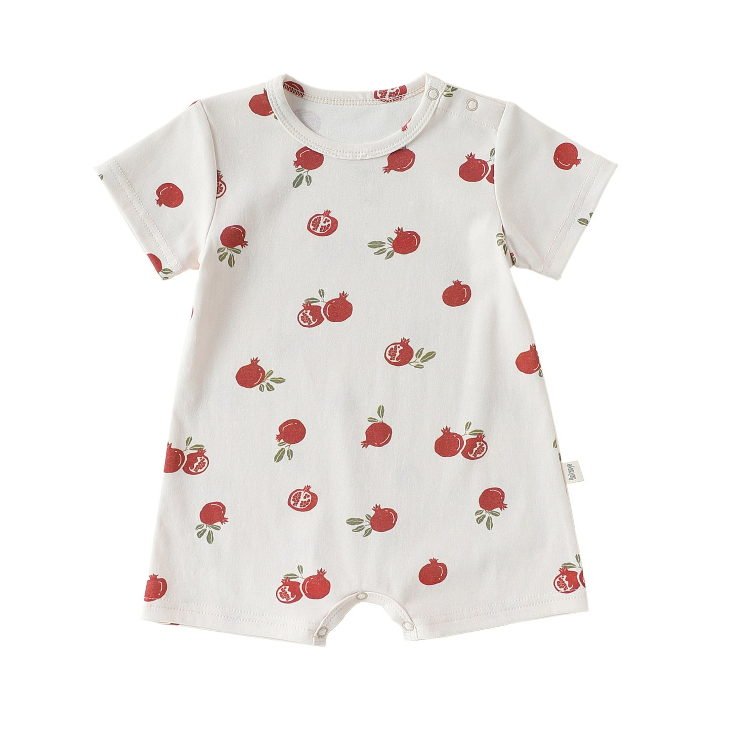 Fruit Pattern Cotton Romper フルーツ 半袖ロンパース【mh0013044】