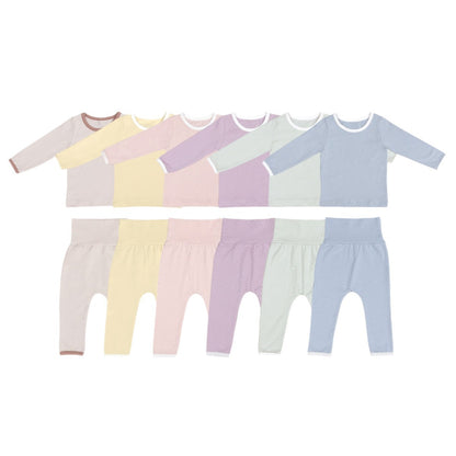 ベビー ハイウエスト ロングパンツ 長袖Tシャツ 帽子【mh0014477】
