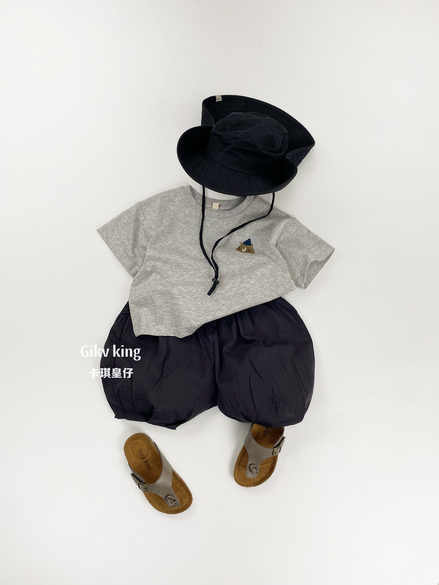 Elastic Waistband Cotton Bloomers 無地 バルーンショートパンツ【mh0012844】