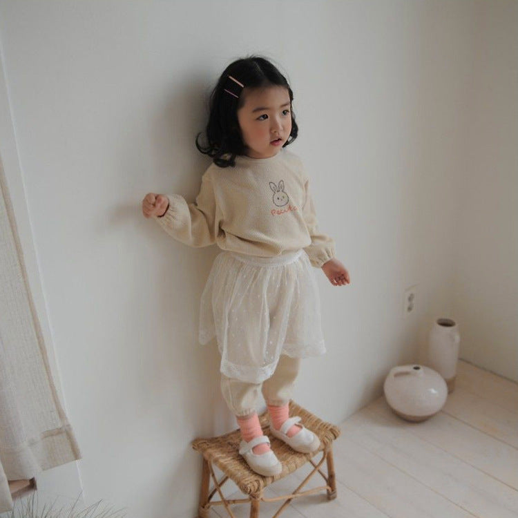Rabbit Waffle Tulle Set mh0012613
