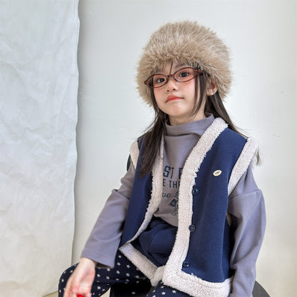 裏ボアセットアップ 2点セット ベスト+ショートパンツ【mh0011906】