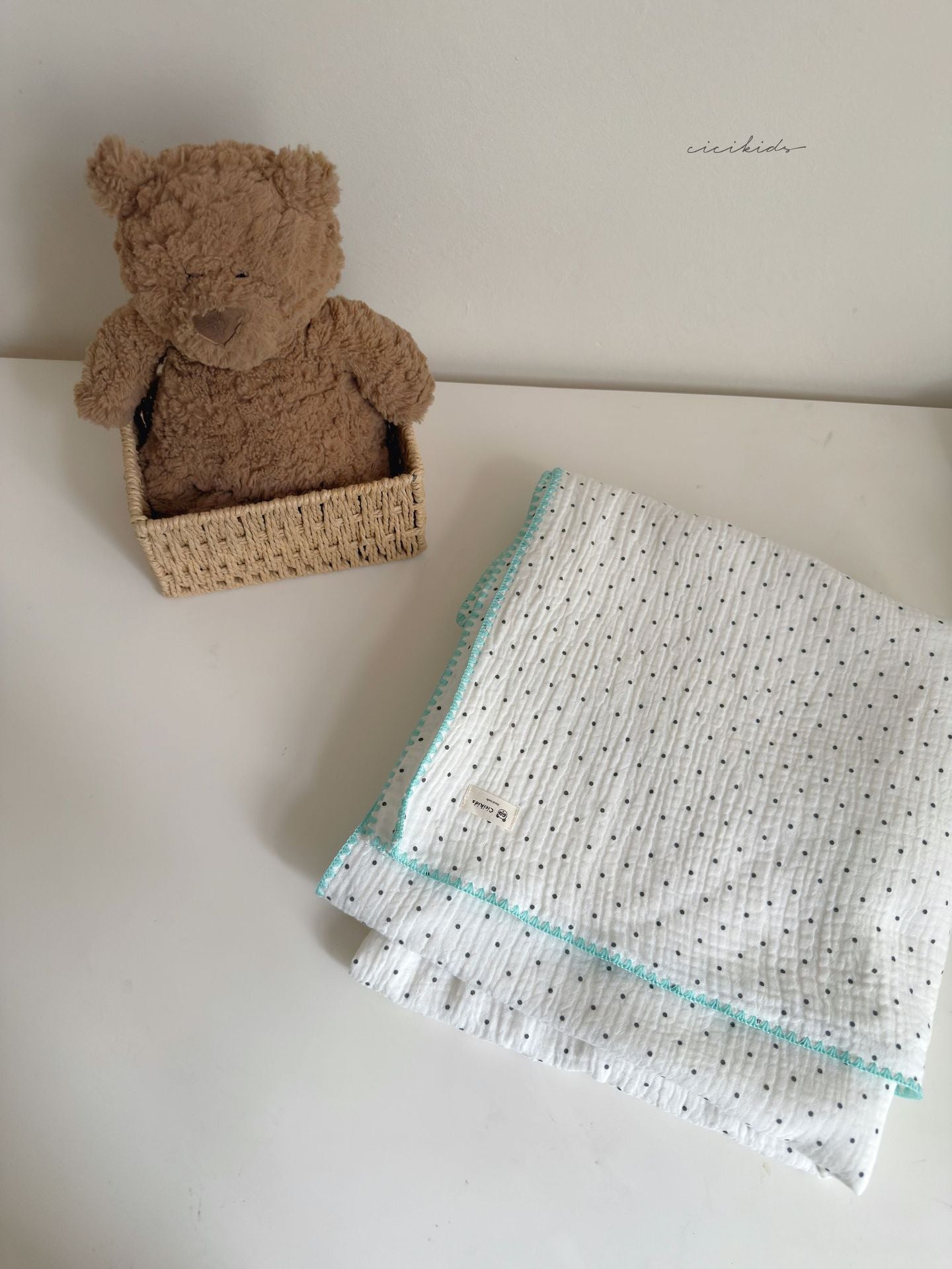 Four-Layer Gauze Cartoon Blanket おくるみ ガーゼ ブランケット【mh0013311】