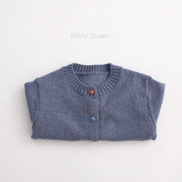 Multi-color Button Cotton Cardigan コットン ニット カーディガン【mh0012505】