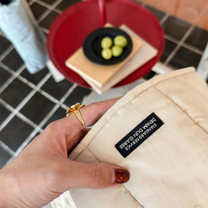 中綿ダウンジャケット パッチワーク アウター コート【mh0011900】