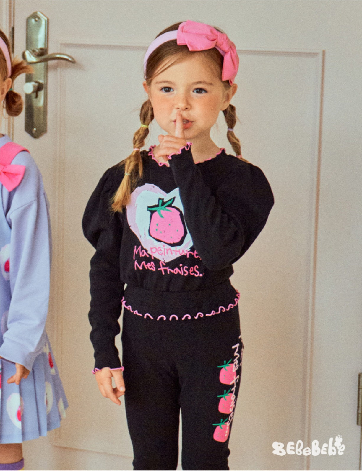 -いちごプリント長袖トップス/フリルレギンス/フリルワンピース/ノースリーブプリーツワンピース【mh0010988】 - mamahalo shop - ノースリーブワンピース -  べビー服 - 子供服 - 男の子 - 女の子