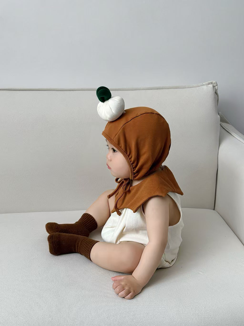 Sleeveless Onion Costume Romper コスチューム ノースリーブロンパース【mh0013366】